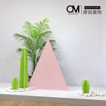 OM Decorate Spring Meichen Back Garden Green Planting Creative Ornaments Children's Clothing Store Window Scene Layout Props