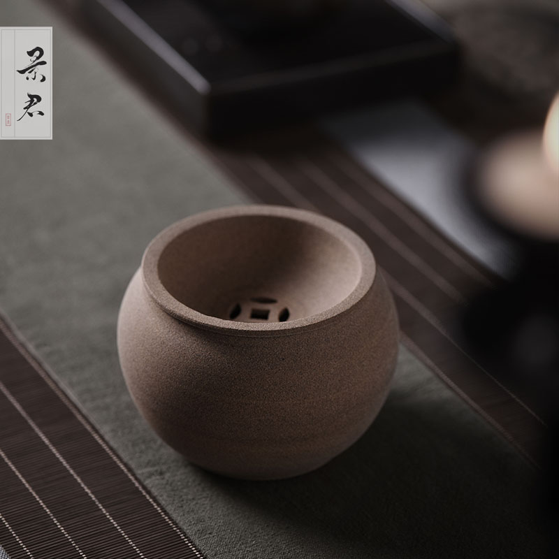 JingJun variable glaze checking coarse pottery tea to wash to the Japanese style always doing mercifully bowl of tea in hot water bucket