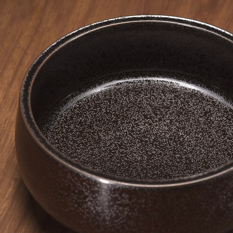 Taiwan iron glaze bag type of jingdezhen ceramics washing slag bucket tea water, after the large tea to wash by hand