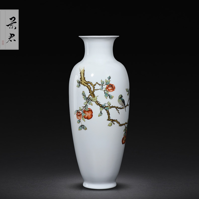 Jingdezhen hand - made of new Chinese style dry blue and white porcelain vases, flower arranging furnishing articles, the sitting room porch decoration