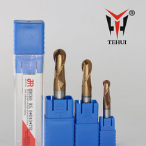 TH tungsten steel milling cutter alloy milling cutter HRC60 degree ball cutter R3 0 R4 0 R5 0 die steel milling cutter