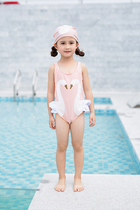 ins childrens swimsuit 2018 summer new female baby lace one-piece swimsuit little girl 1-9 years old princess swimsuit