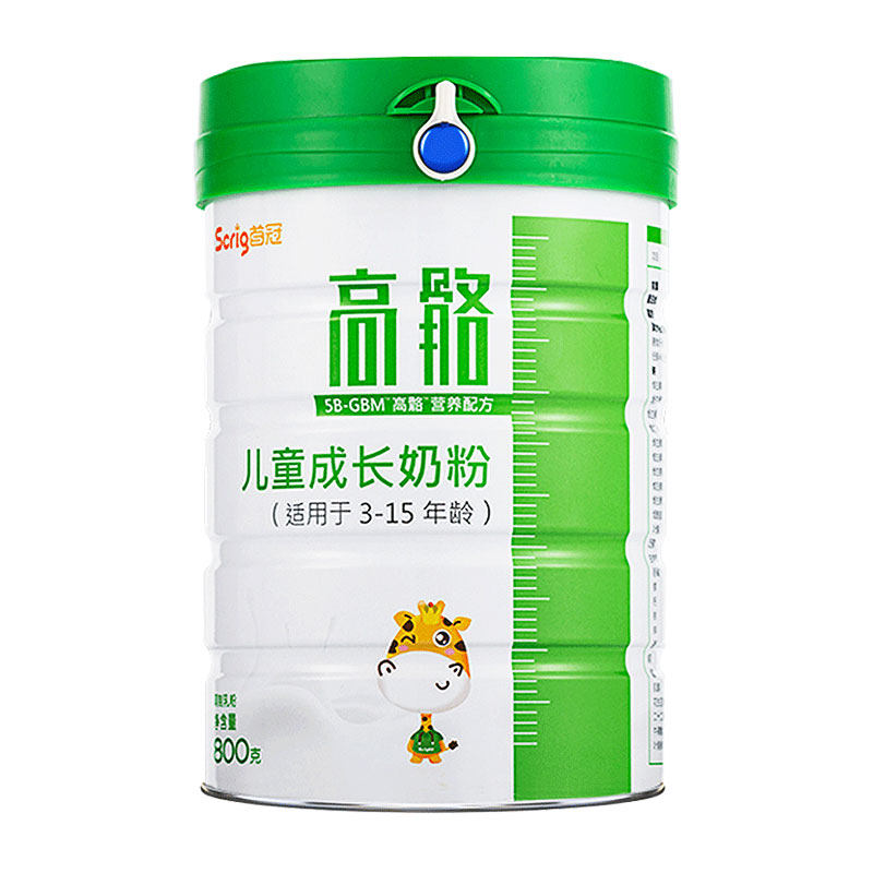 冠高骼儿童成长牛奶粉800g> 【天猫超市次日达】首冠高骼高钙儿童奶粉