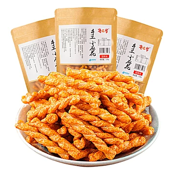 朱爹地小麻花100g*3包[3元优惠券]-寻折猪