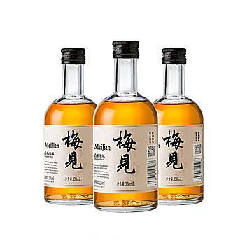 梅见青梅酒梅子酒12度330ml*3瓶[12元优惠券]-寻折猪