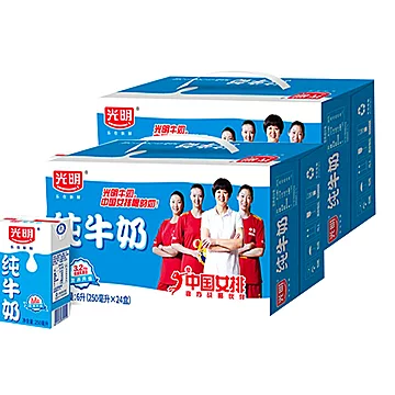 【光明】苗条装纯牛奶24盒*2箱[2元优惠券]-寻折猪