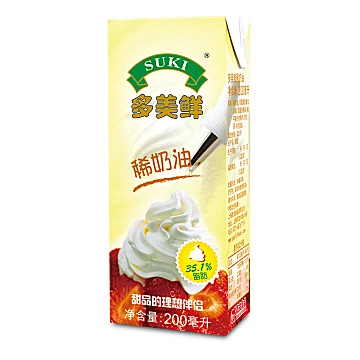 返10元！多美鲜稀奶油200ml*3[5元优惠券]-寻折猪