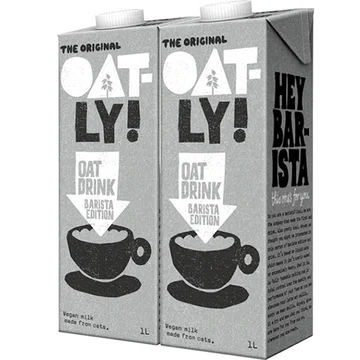 【进口】OATLY噢麦力燕麦奶咖啡大师1L*2瓶[9元优惠券]-寻折猪