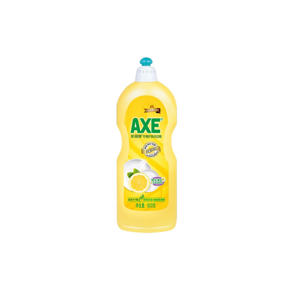 axe/斧头牌洗洁精柠檬护肤600g/瓶维e洋甘菊护肤可洗果蔬水果 *2件