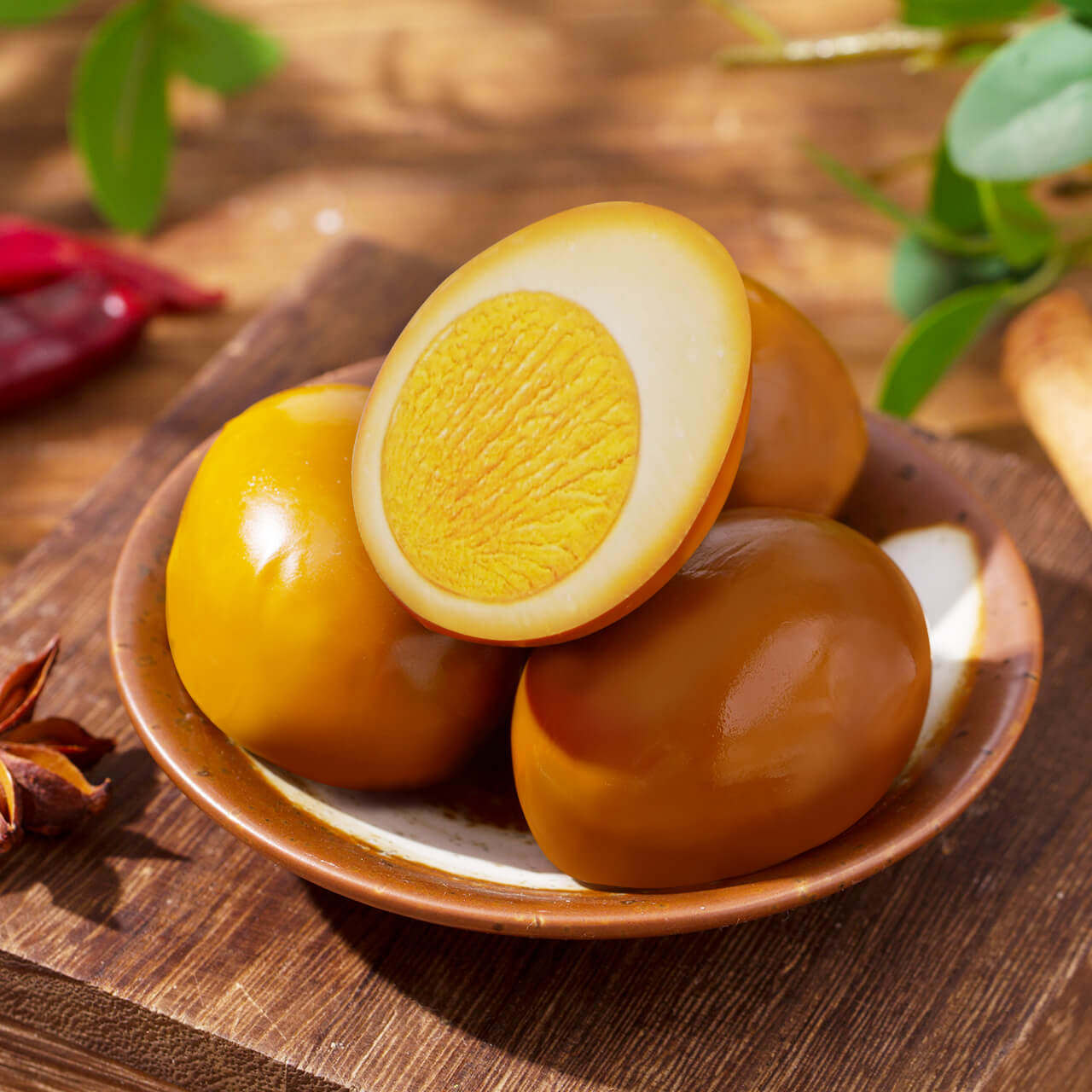 双汇卤蛋香卤鸡蛋30g*20枚整箱即食小吃零食泡面拍档五香卤味鸡蛋