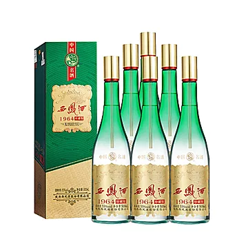 【西凤】白酒酒类55度1964珍藏500ml*6[90元优惠券]-寻折猪