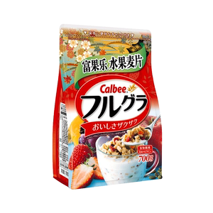Calbee/卡乐比水果麦片700g进口早餐即食燕麦片