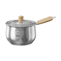 316 stainless steel small milk pot baby food supplement pot baby cooking all-in-one small pot non-stick soup pot