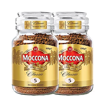 进口】Moccona中度烘焙冻干黑咖啡100g*2瓶[5元优惠券]-寻折猪