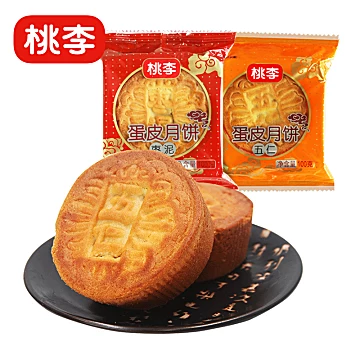 【桃李】京式蛋皮月饼500g*1箱[5元优惠券]-寻折猪