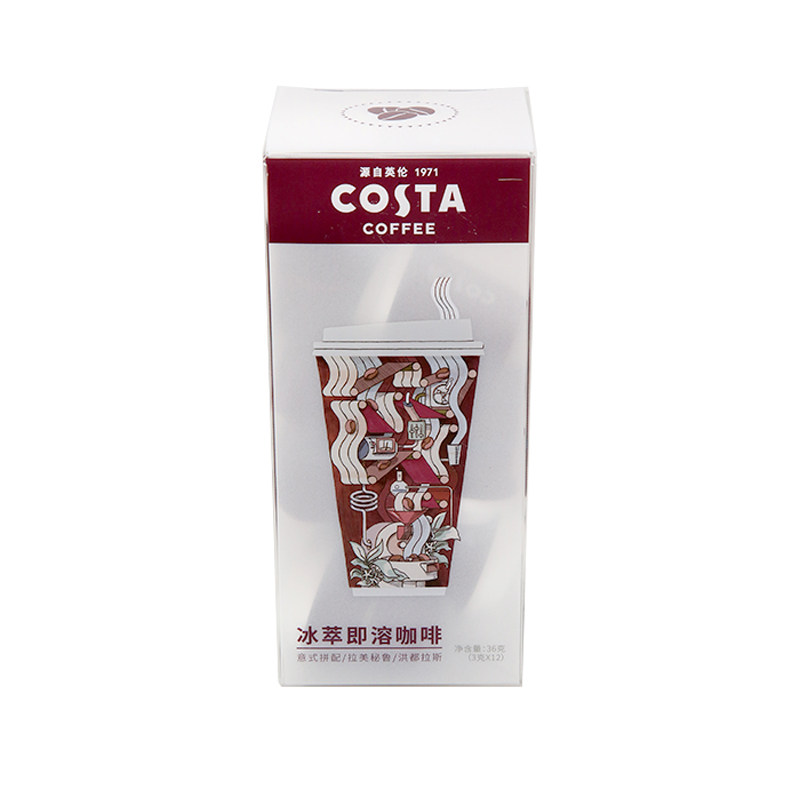 可口可乐costa速溶咖啡混合口味3g*12(热品库)