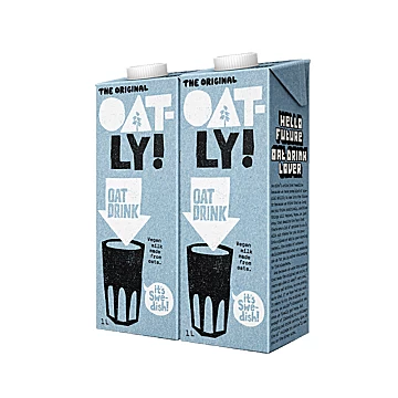 OATLY噢麦力原味低脂燕麦露植物奶1L*2瓶[12元优惠券]-寻折猪