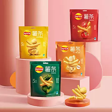 Lay's/乐事真脆薯条尝鲜混合装350gx1组[2元优惠券]-寻折猪