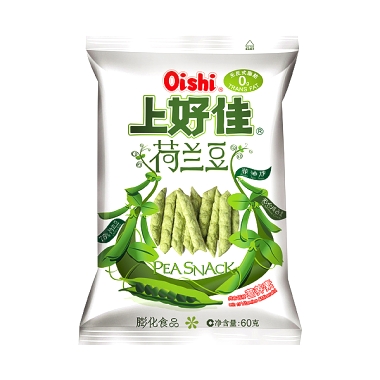 【天猫超市】上好佳 荷兰豆 非油炸 55g/包 膨化食品 无反式脂肪 - 小