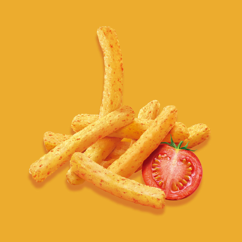 【天猫超市】lays/乐事真脆薯条番茄味40g*杯 办公休闲零食