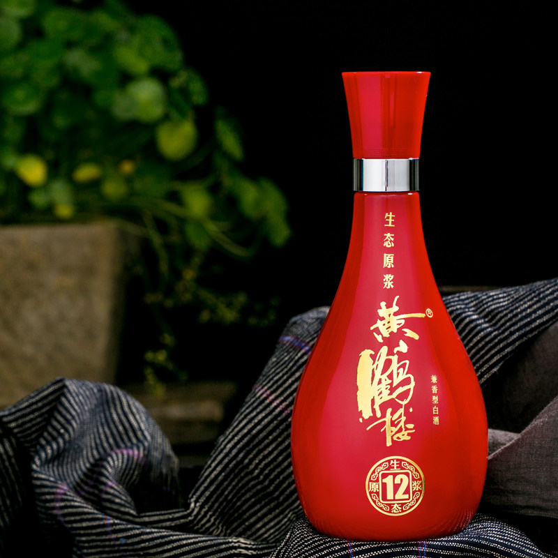 黄鹤楼酒生态原浆12兼香型白酒42度500ml粮食酒婚庆喜宴用酒