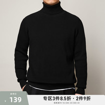 Mackermen mens 2020 Winter new solid color thick turtleneck sweater men pullover bottoming knitwear men 2755