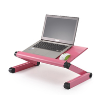 Lazy laptop desk bed with liftable small table aluminum alloy cooling folding table dormitory study table