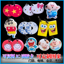 IC card access control smart CUID cartoon card can read and write M1 printing community elevator card access card drop glue card customization