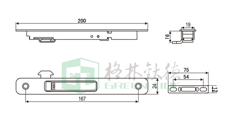 Оконная задвижка JIANMEI Оконная задвижка JIANMEI