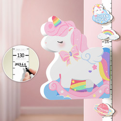 Height measurement wall stickers can be removed without damaging the wall. Children and babies height stickers wallpaper artifact accurate measuring instrument ruler