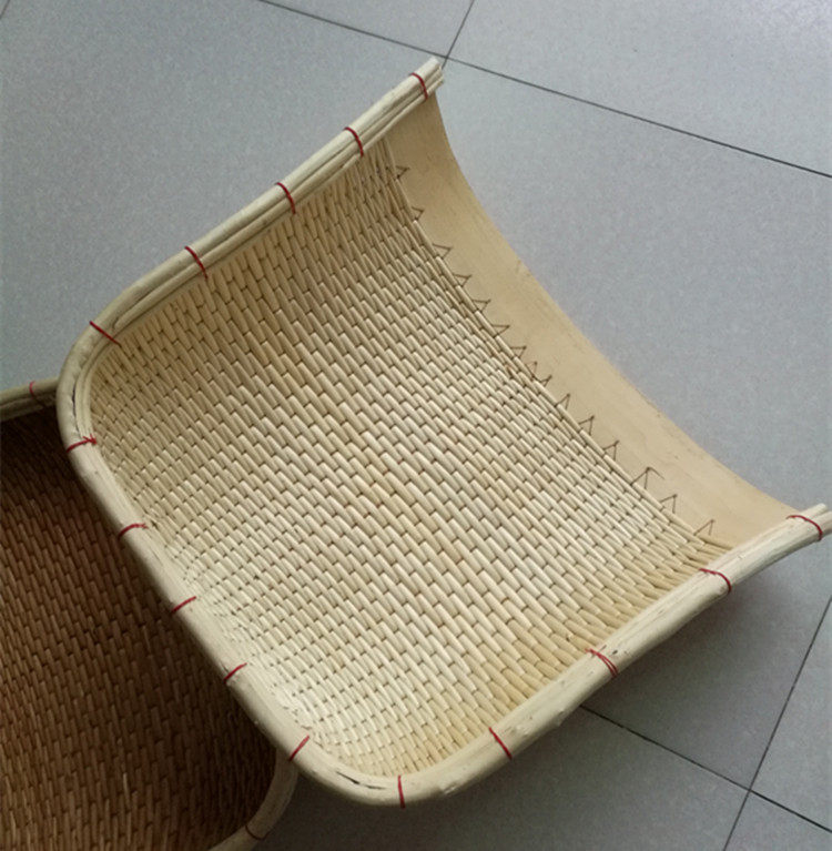 特大号柳编簸箕农用家用大小号竹编藤编柳条簸箕笸箩筐篮竹筛单个