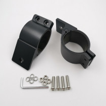 Off-road front bumper aluminum alloy spotlight bracket Mitsubishi Cheetah Black King Kong Army pickup bumper tube clip Lamp Holder Holder