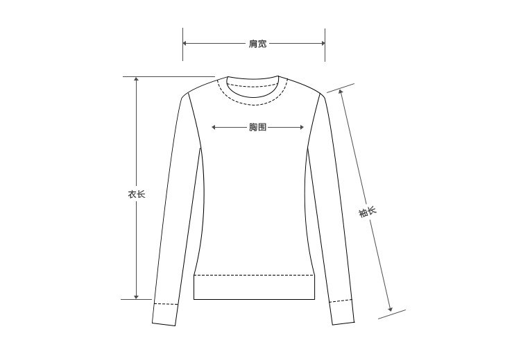 哥弟女装 圆领套头打底毛衣长袖针织衫女790002