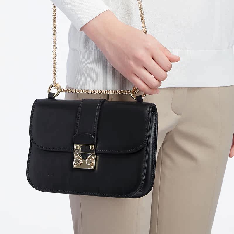 哥弟女包新款牛皮金属扣链彩虹包940049_包包_所有宝贝_哥弟官方商城