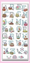 Cross Embroidery Source LBP_ABC_French Cake Letter