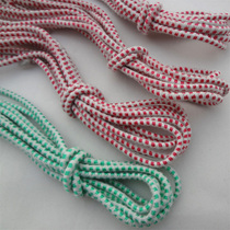 Red and white round elastic band Super durable elastic strong old-fashioned traditional skipping rope rubber band accessories