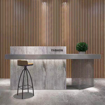 Retro cashier Clothing store Bar counter Small barber shop Cafe Wrought iron corner counter Front desk Reception desk