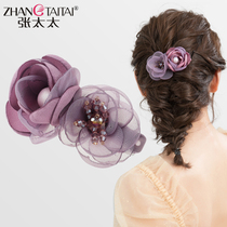 Big hair card Korean hair accessories Sweet lady hair clip spring clip ponytail clip flower adult hair clip jewelry for women