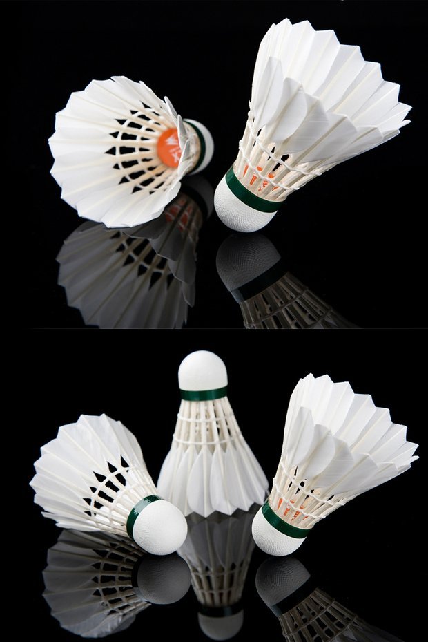 1桶包邮 飞羽羽毛球耐打稳定鸭毛球正品12只装专业比赛训练ymq