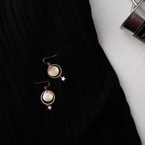 Because of the lack of Sting shiny stars irregular earrings without ear holes Ear clip Super beautiful Ah Korean exquisite