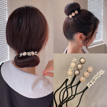 Hair artifact headdress female wave head ball head autumn and winter Hairband hair accessories 2021 New tie hair woven hair lazy