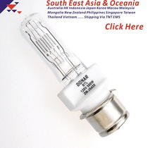 BTL 120V 500W halogen lamp head P28S Stage lighting Film projector Sailing sea bulb Halogen tungsten 120V