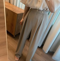 The three buttons of the Spot Price of Joo Korea waist three buttons folio design Western dress pants 2color D