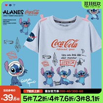Boy short sleeve T-shirt 2021 summer cotton Tide brand childrens clothing new childrens half sleeve shirt loose