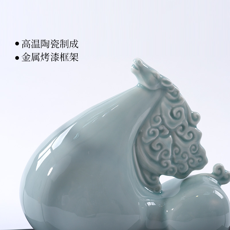 New Chinese style zen decorative furnishing articles creative I sitting room porch ark, home decoration ceramic office decoration
