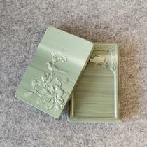 Inkstone platform Songhua inkstone inkstone material Palace inkstone Daqing National Treasure set inkstone Palace inkstone three-piece imitation Qing Palace inkstone