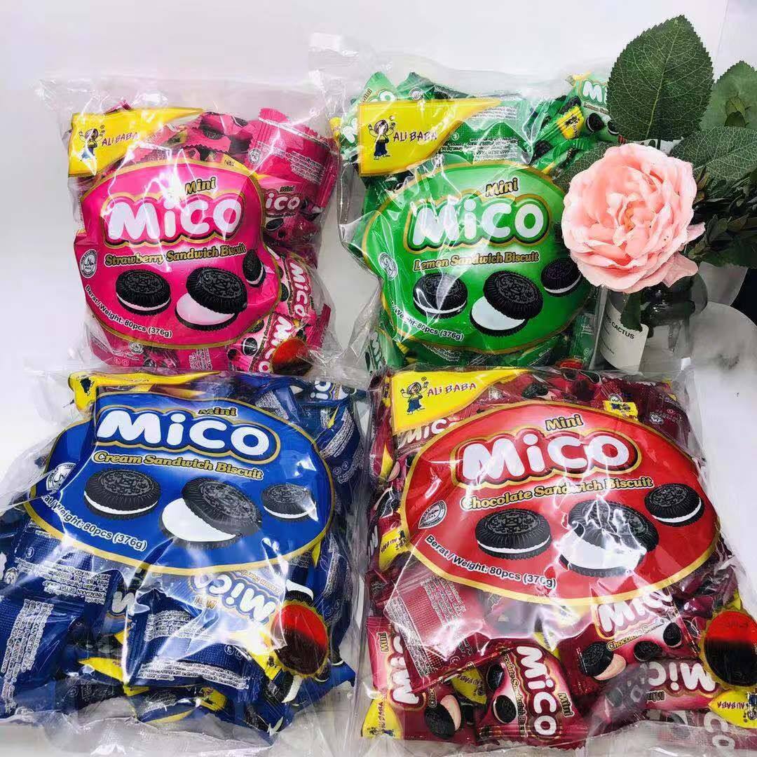 马来西亚mico迷你奥利奥小黑饼376克mini夹心小饼干进口零食包邮