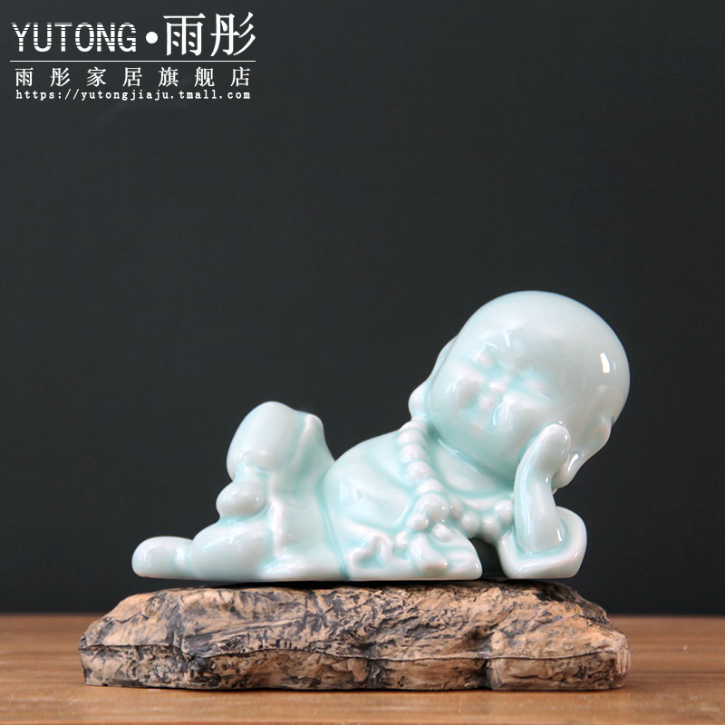 Zen ceramic furnishing articles manual its of new Chinese style household soft outfit rich ancient frame between example porch decoration decoration