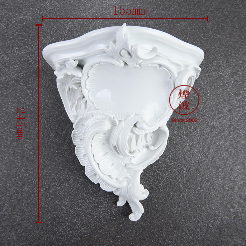 German mason mason meisen pure white porcelain porcelain plastic wall act the role ofing hanging rack shelf furniture furnishing articles