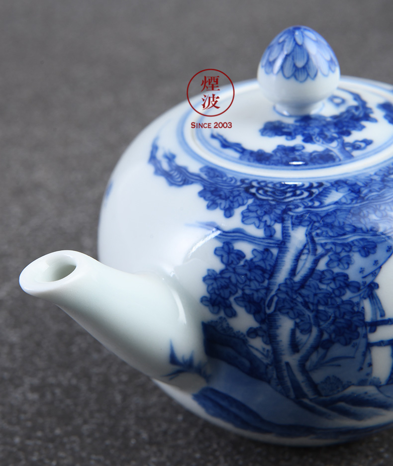 Jingdezhen made yanzhao ancient jun lesser RuanDingRong wind more lesser teapot CiHu collection model